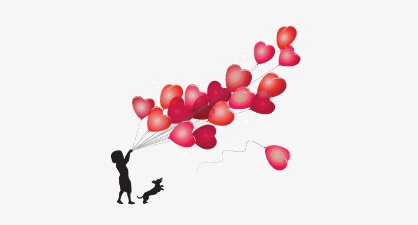 With Love We Are Going To Present This Trick To Everyone - Love Balloons Images Png, transparent png download
