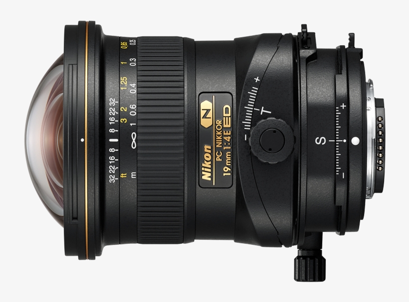 Pc Nikkor 19mm F/4e Ed - Nikon Af Pc Nikkor 19mm F4e Ed Tilt Shift, transparent png download
