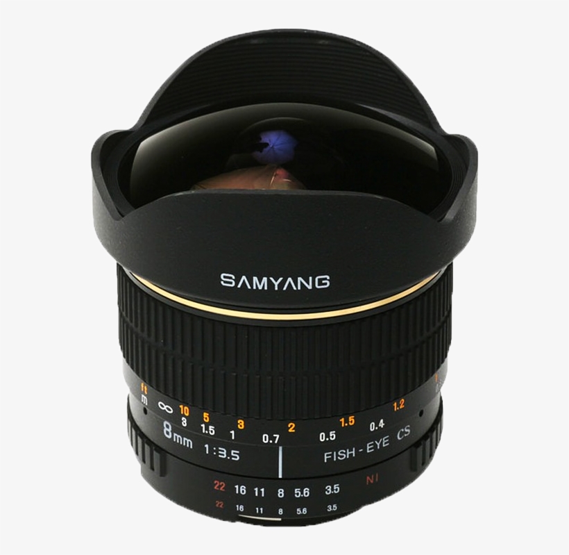 Samyang 8 Mm F 3.5 Umc Fish-eye Cs Ii [for Sony], transparent png download