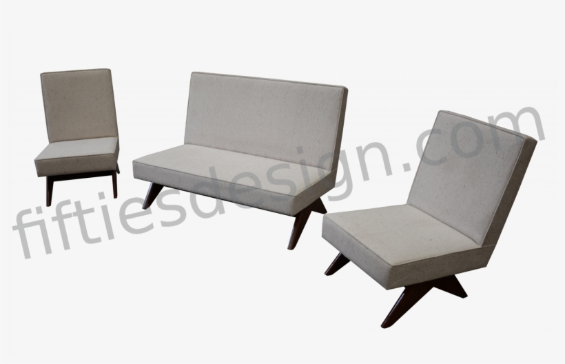Pierre Jeanneret Sofa Set - Chair, transparent png download