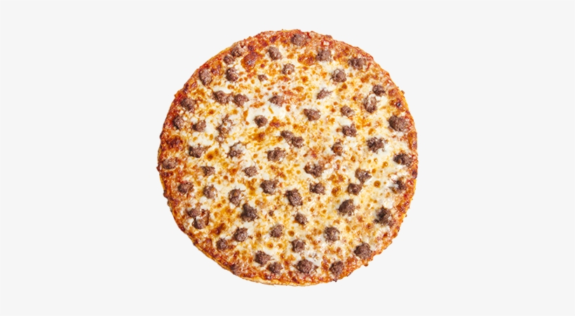 Single Topping Pizza - Pizza From Top Png, transparent png download
