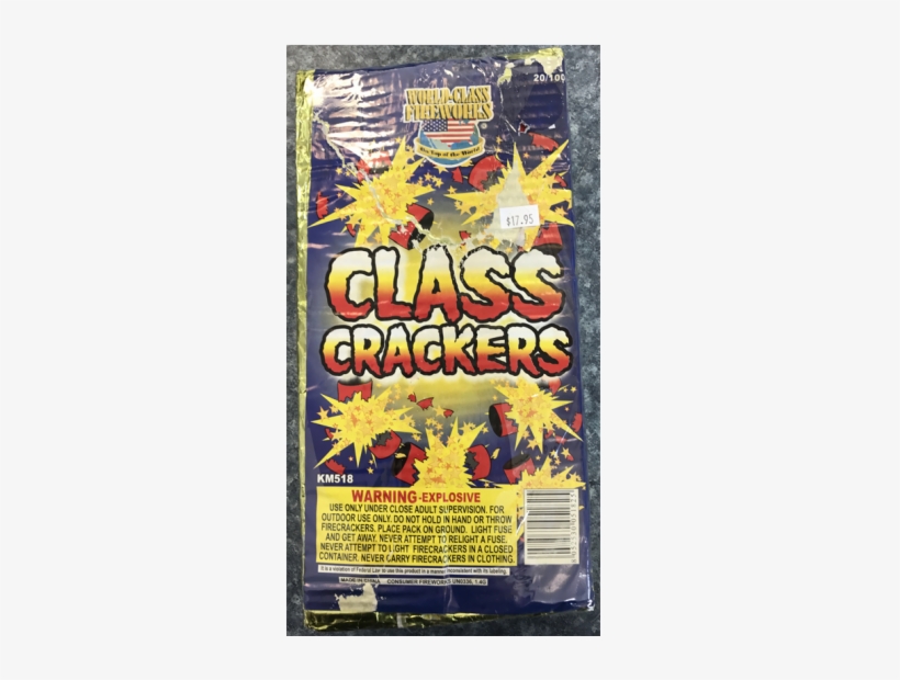 Class Crackers 20/100s - Cracker, transparent png download