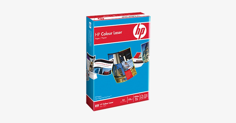 Hp Color Laser Paper 120 Gsm-500 Sht/a4/210 X 297 Mm - Hp Colour Laserjet A4 120gsm Printer Paper White (500, transparent png download