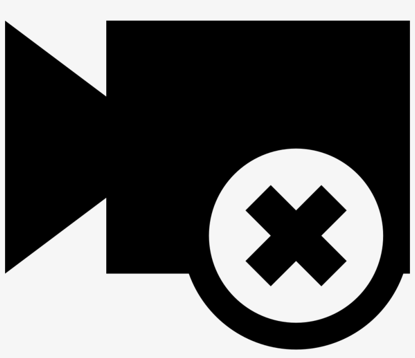 Video Cancel Button - Cancel Video Icon, transparent png download