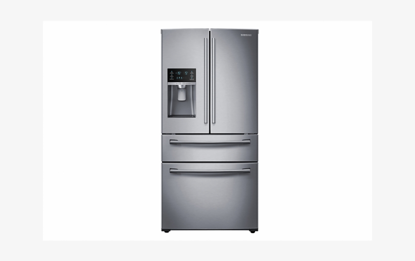 Picture 1 Of - Samsung 25 Cu. Ft. 3-door French Door Refrigerator, transparent png download