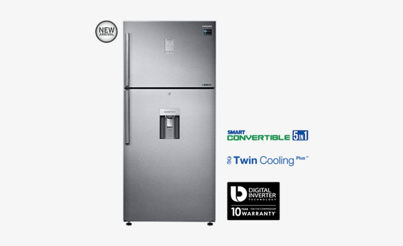 Photo Gallery - Samsung Refrigerator Model Number Rt56k6378sl, transparent png download