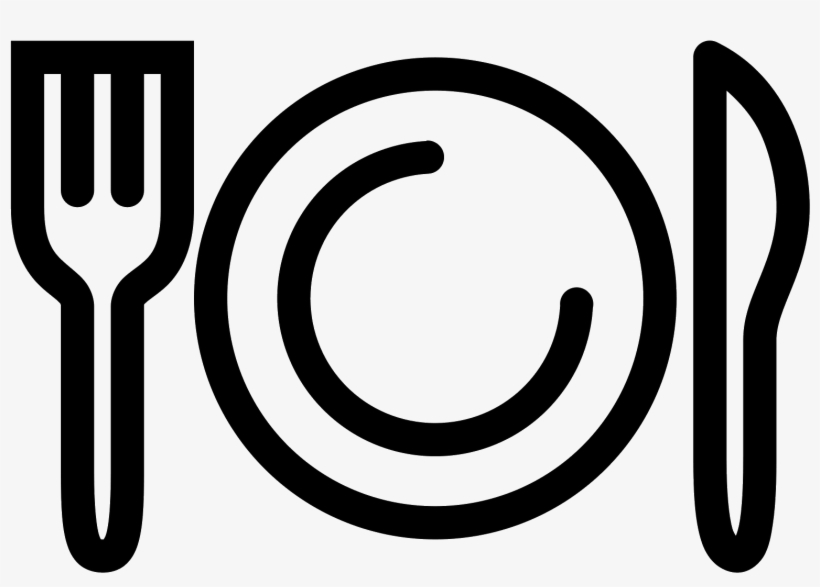 Tableware Icon Free Download Png And Vector - Icon Garfo E Faca Png, transparent png download