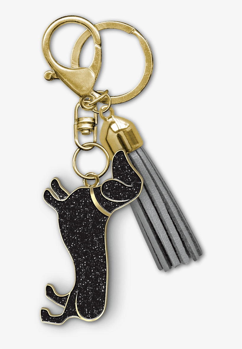 Weiner Dog Enamel Keychain - Keychain, transparent png download