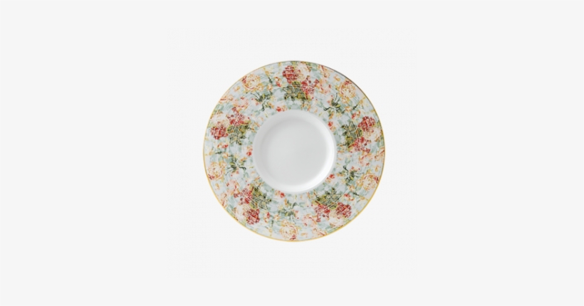 Dudson 2flo283p Floral Plate - Dudson Plate, 11-3/4" Dia., 5" Well, Round,, transparent png download