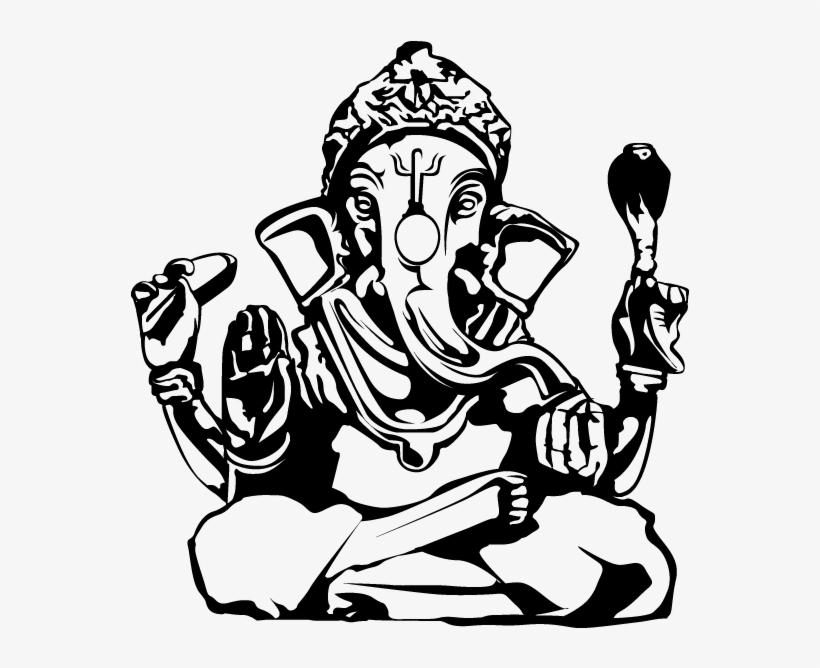 Vinilo Decorativo Ganesha - Lord Ganesha T Shirt, transparent png download