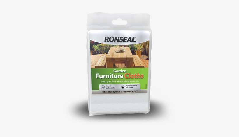 Garden Furniture Cloths Pack V6 - Ronseal 35838 Garden Furniture Cloth (pack 3), transparent png download