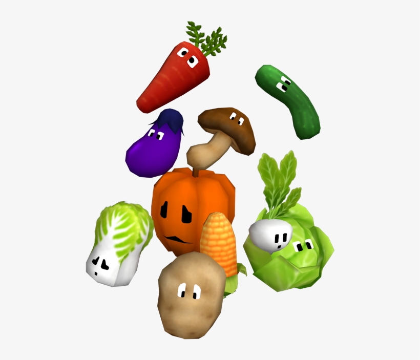 Download Zip Archive - Super Smash Bros Vegetables, transparent png download
