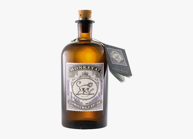 Monkey 47 Is A Gin Distilled In The Small Schwarzwald - Monkey 47 Dry Gin, transparent png download