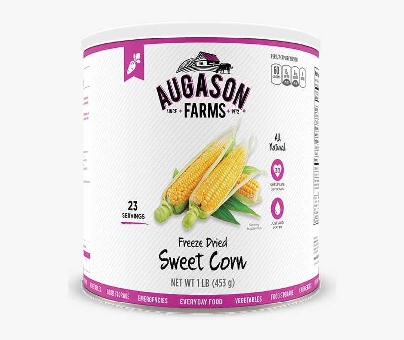 Augason Farms® Freeze Dried Sweet Corn Can - Survival Food Buckets By Augason Farms Produce, transparent png download