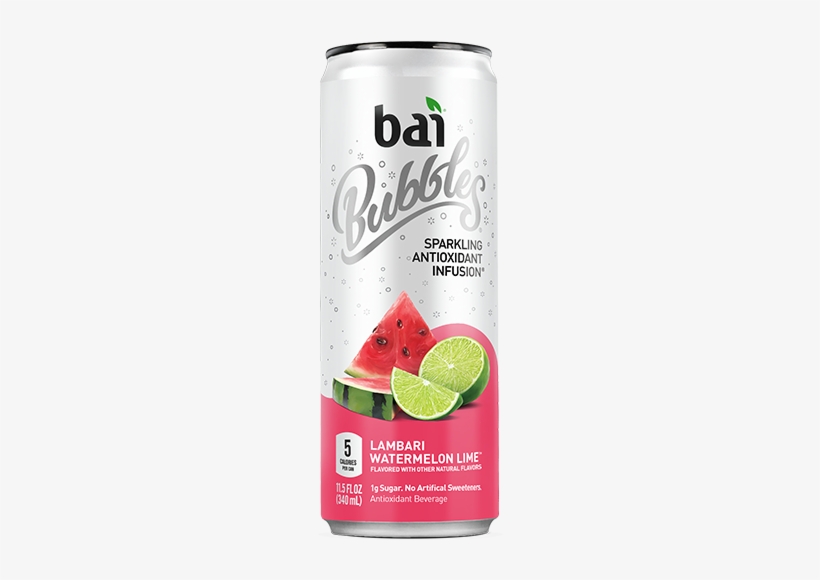 Bai Bubbles Sparkling Antioxidant Infusion Lambari - Bai Bubbles, transparent png download