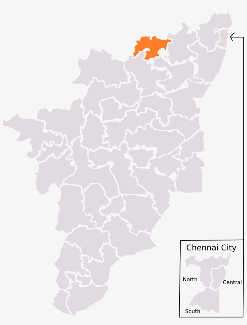 Tamilnadu Map Outline With Districts Assembly Segments - Tamilnadu Map Outline With Districts Transparent Png -  1225X1550 - Free Download On Nicepng