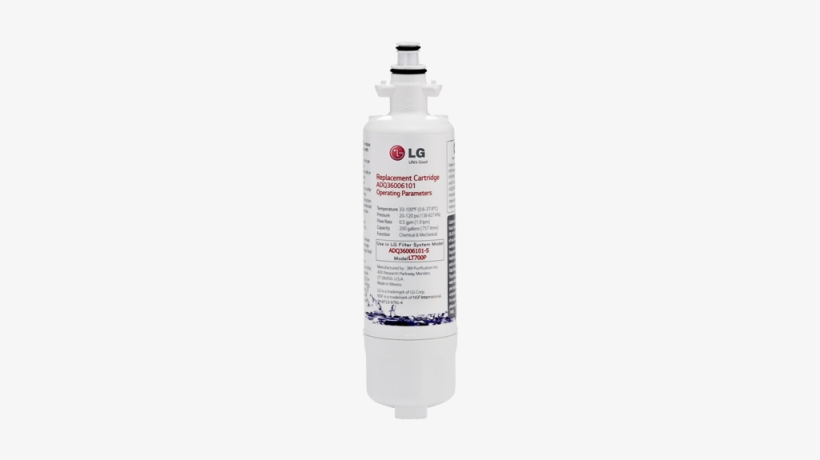 Lg Lt700p Water Filter - Lg Lt700p Refrigerator Water Filter Filters Up To 300, transparent png download