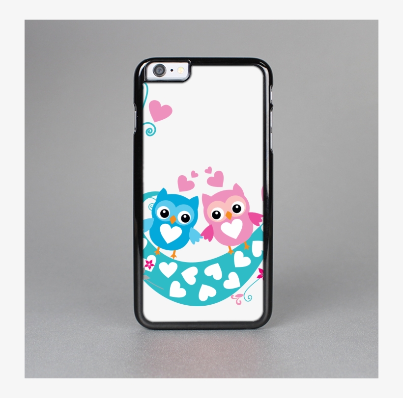 The Pink & Blue Vector Love Birds Skin-sert Case For - Valentine's Day, transparent png download