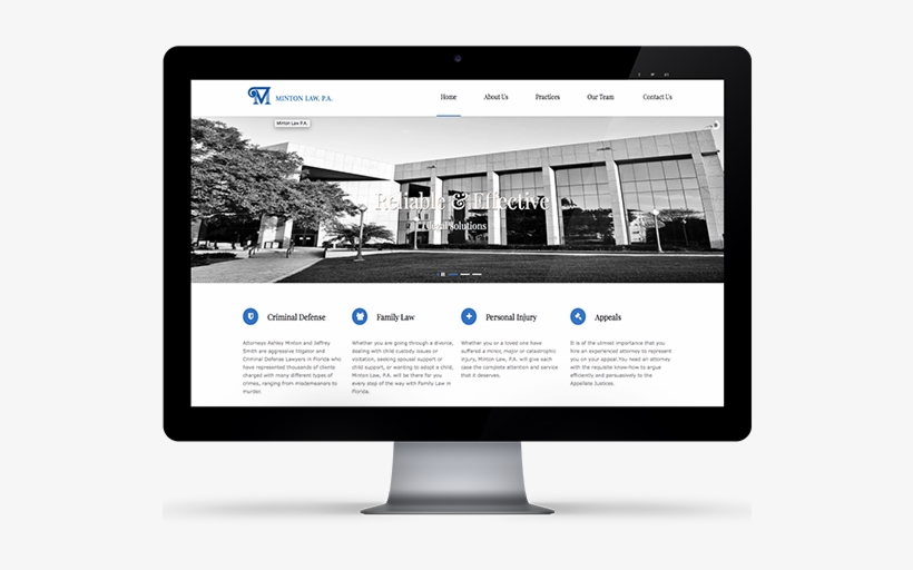 Law Firm Website - Design, transparent png download