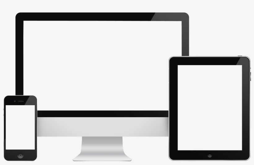 Black And White Responsive Web Design, transparent png download