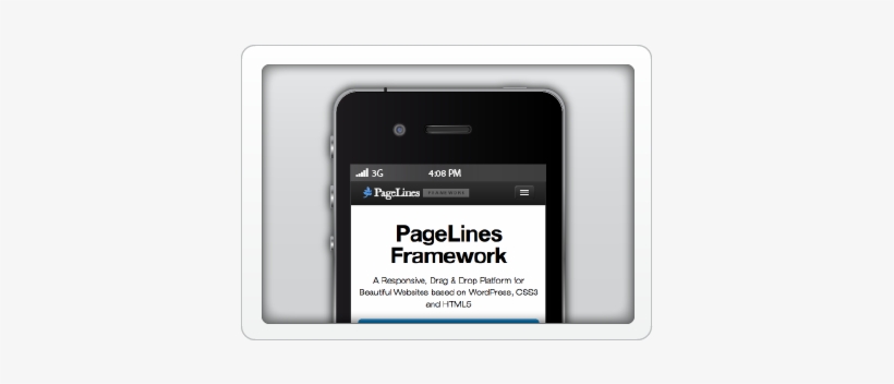 Pagelines Pagelines Responsive Design - Iphone, transparent png download