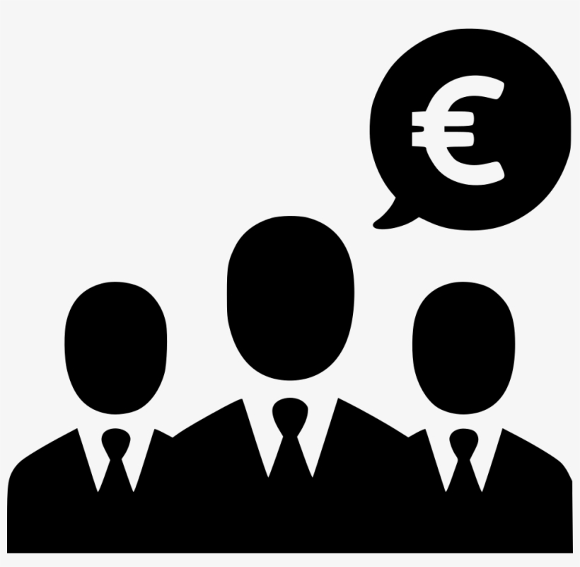 Euro Negotiations Businessmen Business Group - Business Partners Icon Png, transparent png download