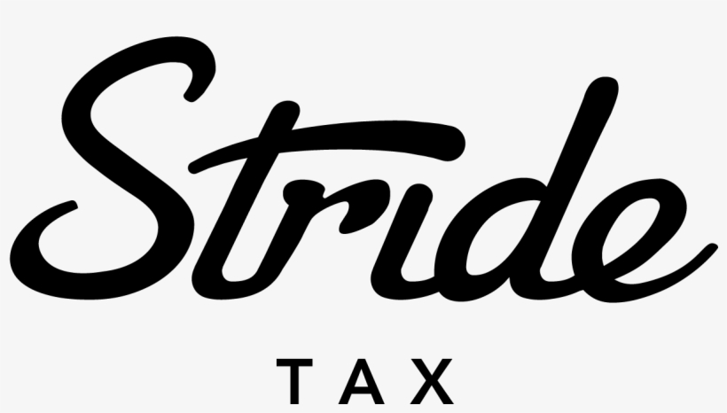 Stridetax Logo Stacked Black - Stride Health, transparent png download