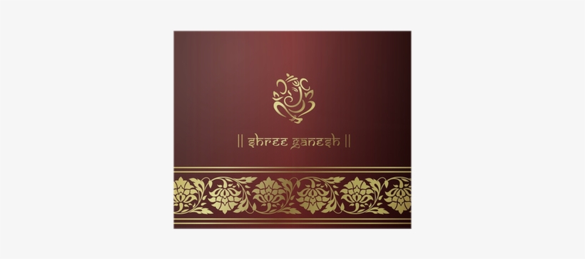 Indian Wedding Card Png Download - Emblem, transparent png download