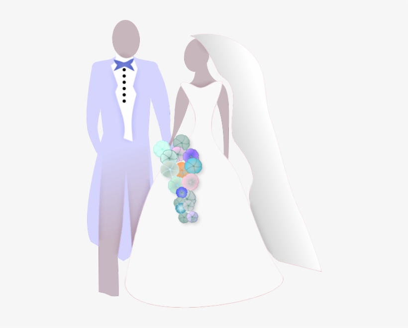 Bride And Groom Bride Images Clip Art Image 2 Clipartix - Save The Date Oder Hochzeits-druck Grußkarte, transparent png download
