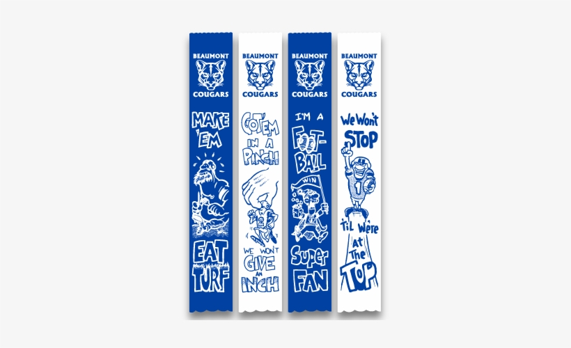 Peprib - Football Spirit Ribbons, transparent png download