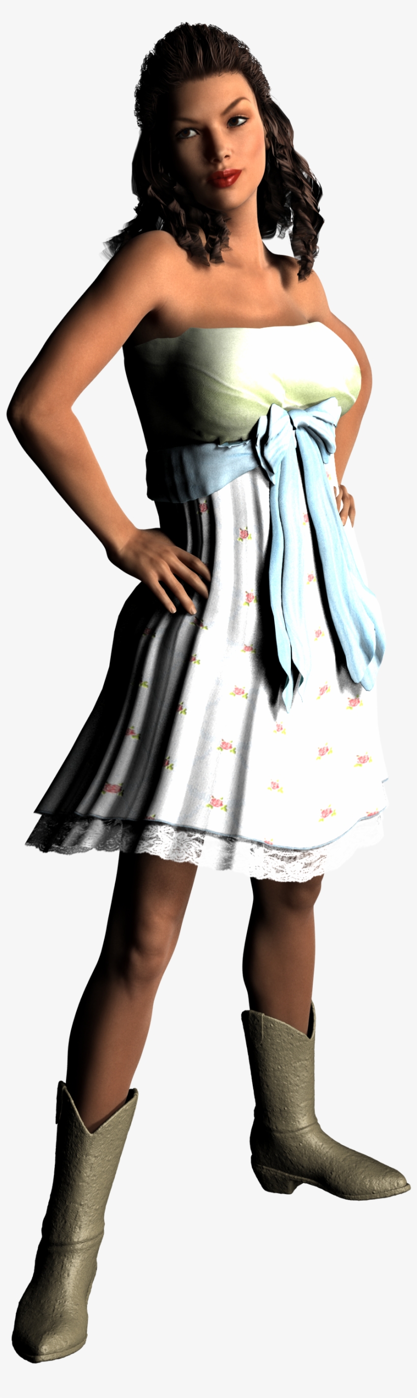 Cocktail Dress Boots Leather Hair 977186 - Photo Shoot, transparent png download