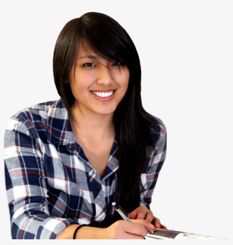 Free Png Female Student Png Images Transparent - Smiling College Student Png, transparent png download
