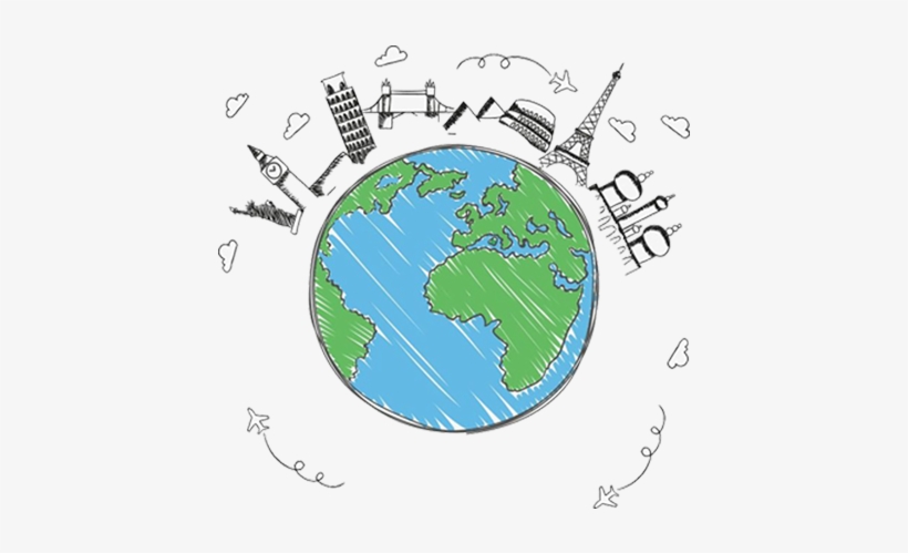 Travel The World Png, transparent png download