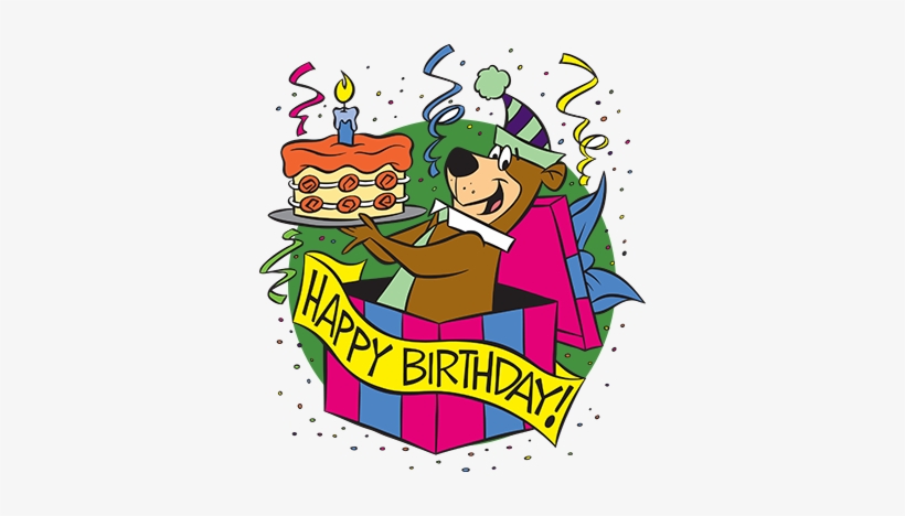 Host Your Family Member's Next Birthday Party At Jellystone - Yogi Bear Birthday Card, transparent png download