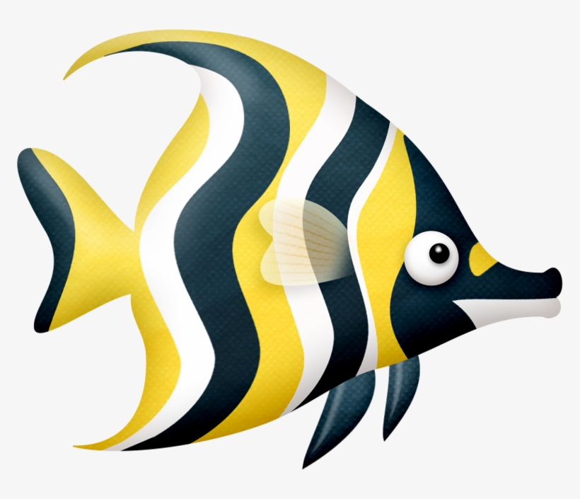 Butterflyfish Clipart Real Fish - Animales De Mar Png Peces, transparent png download