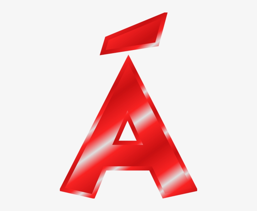 Small - Letter A Red Clipart, transparent png download