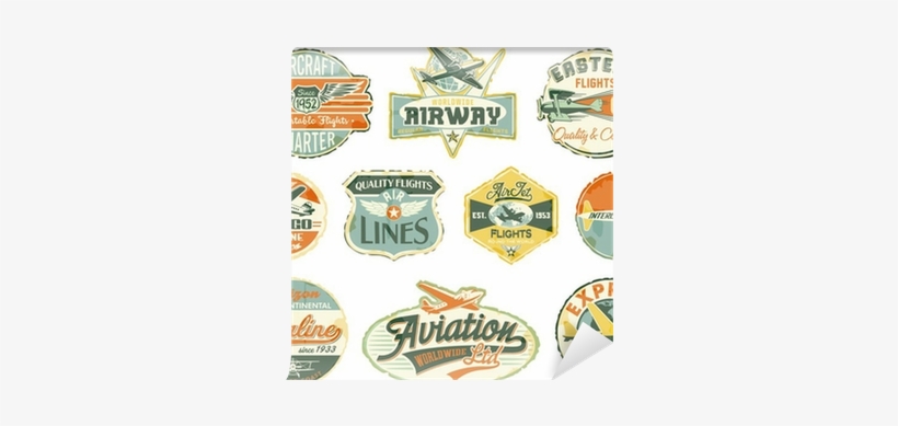 Grunge Label Png Download - Aviation Logos Design Vintage, transparent png download