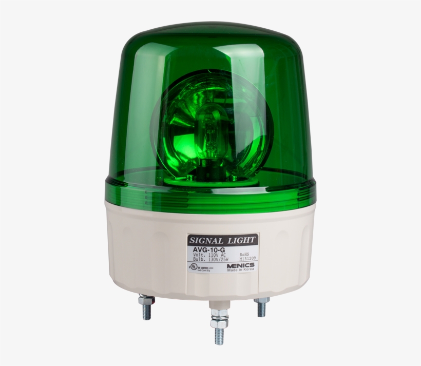 Beacon Rotating Light, 135mm Green Lens, Stud Mount, - Mixer, transparent png download