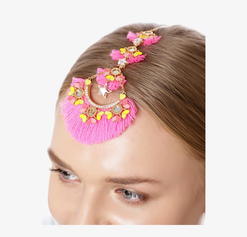 Flower & Faith Maang Tika Flower & Faith Maang Tika - Flower, transparent png download