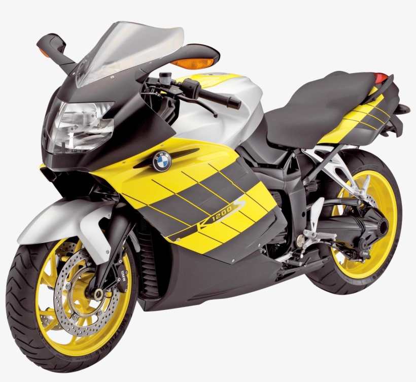 Bmw K1200s Front Side Sport Motorcycle Bike Png Image - Bmw K1200s, transparent png download