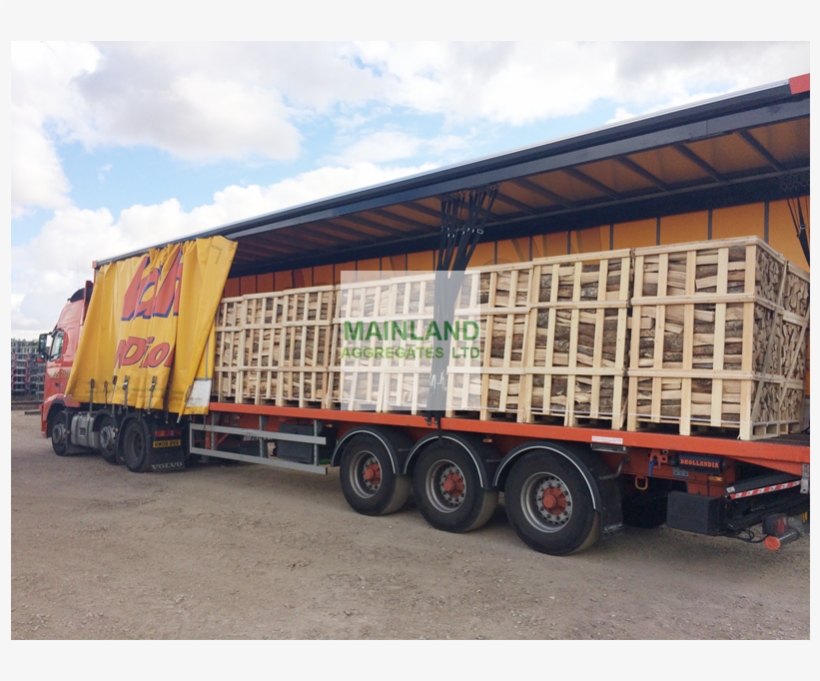 Full Load Of 2m3 Premium Kiln Dried Log Pallets Destined - Pallet Load Uk, transparent png download