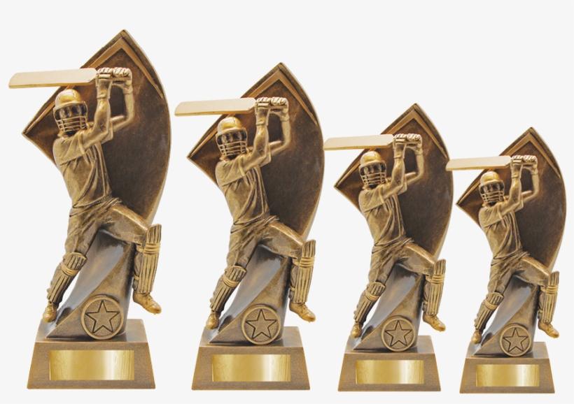 Ad Resin Cricket Batsman Rs5 - Trophy, transparent png download
