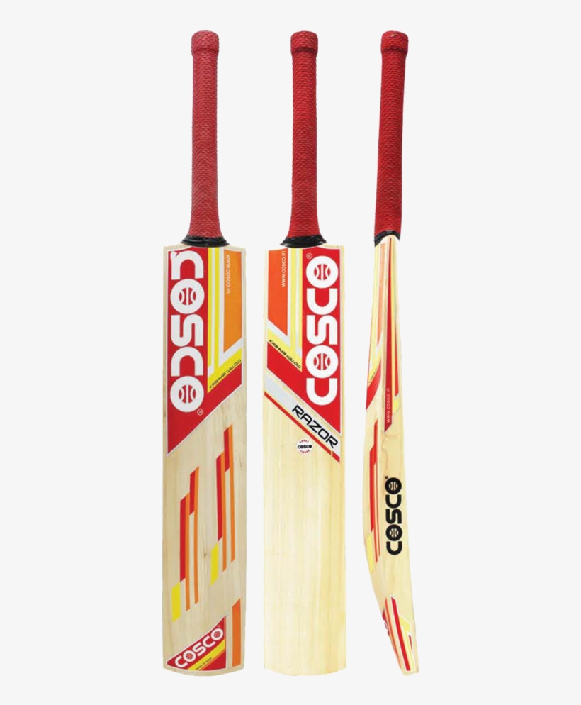 Cosco Razor Kashmir Willow Excellent Quality Cricket - Cosco Bat Price, transparent png download