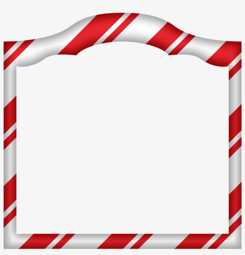 Christmas Day Clipart Clip Art Christmas Santa Claus - Candy Cane Frame Png, transparent png download