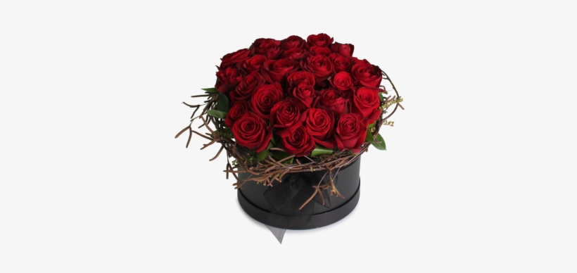 Romantic Rose Hat Box - Flower, transparent png download