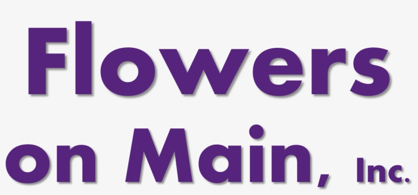 Flowers On Main, Inc - Graphic Design, transparent png download