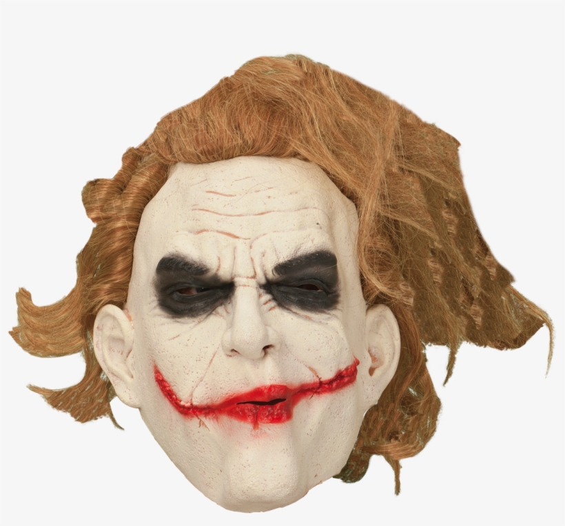 Maskeradmask Joker Med Hår - Joker Mask Teknikmagasinet, transparent png download