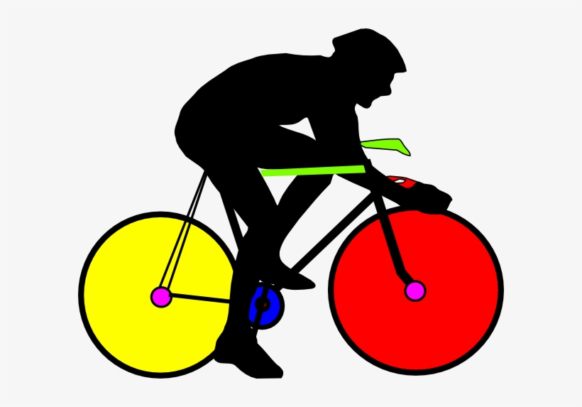 Cycling Clipart Colored Png, transparent png download