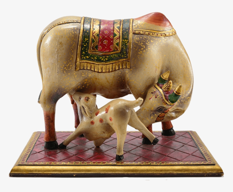 Kamdhenu Cow With Calf - Working Animal, transparent png download