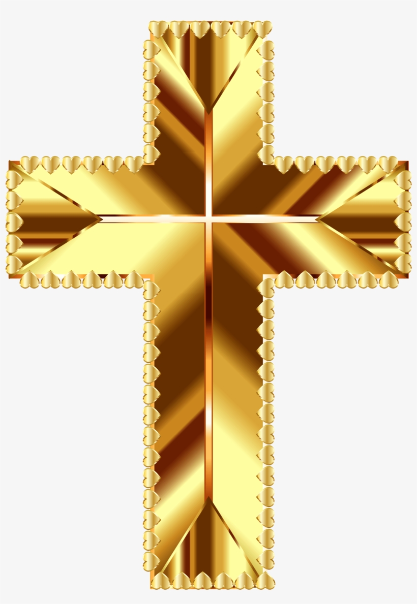 Golden Cross Love Deeper Color No Background - Love, Life, & Fairytale, transparent png download